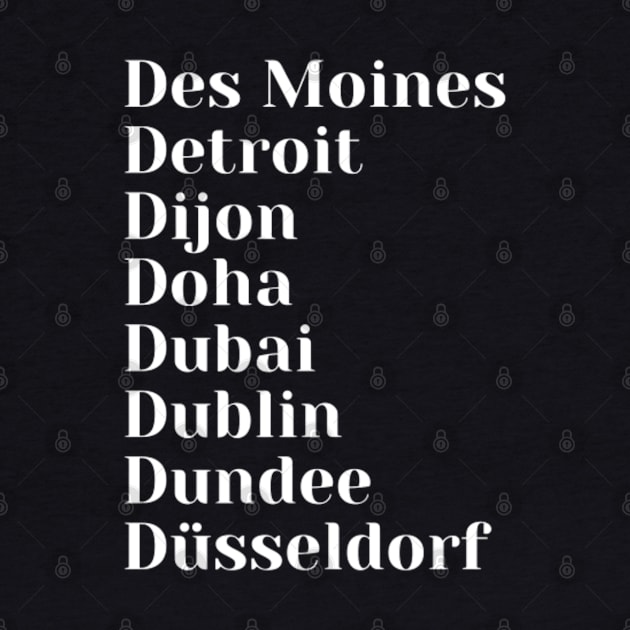 City Names starting with D, Mug, Pin, Tote, by DeniseMorgan